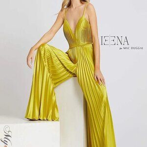 Leena for Mac Duggal Satin Jumpsuit